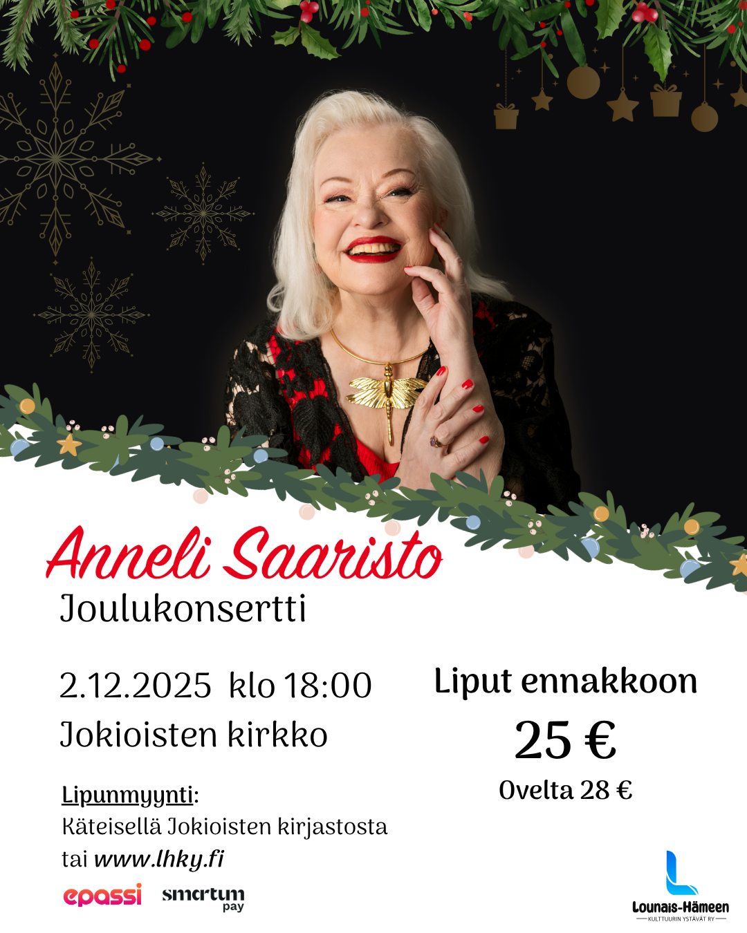 Pääsylippu Anneli Saaristo 2.12.